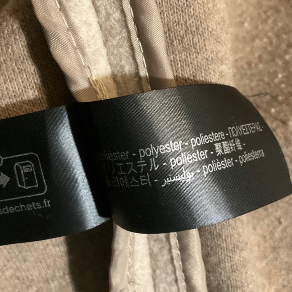 Zara beige Pea Coat for Women with Zara sleeveless turtleneck Italian made scarf - Picture 8 of 10